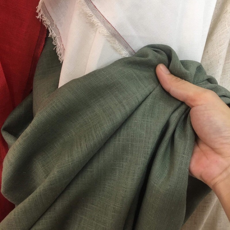 Áo sơ mi nữ Linen Tay ngắn  Cổ vest Basic One size Áo kiểu nữ Vintage Handmade by Góc của Lam