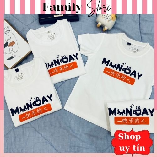 Áo phông gia đình 3/4/5 người moday có bé trai , bé gái , hàng đẹp cam kết giá tốt - familystore