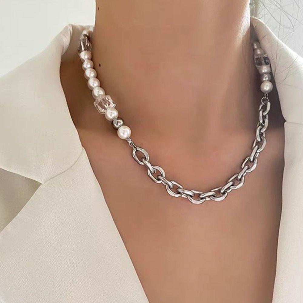 BACK2LIFE Vòng cổ Thép Titan Phong Cách Hip Hop Thời Trang Cho Nữ