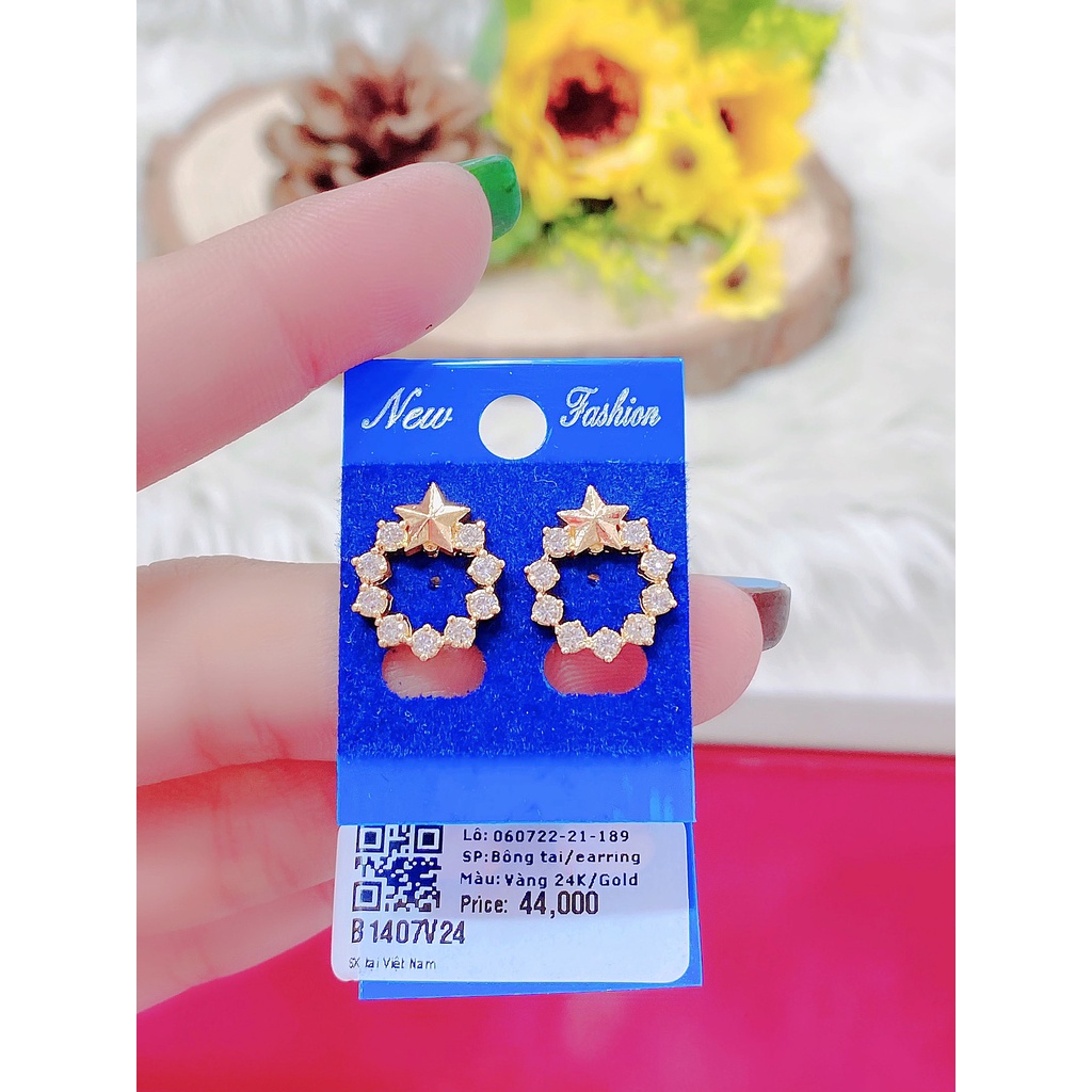 Bông tai nữ thời trang Hàn Quốc cao cấp UHA - [Rẻ Vô Địch] B1407
