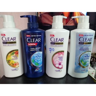 (480ml- 4 loại) Dầu gội đầu Clear Thái Lan