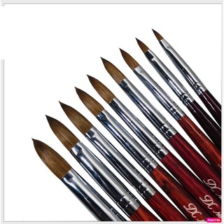 Cọ Đắp Bột Nail Size 16 Cán Gỗ Kolinsky Germany