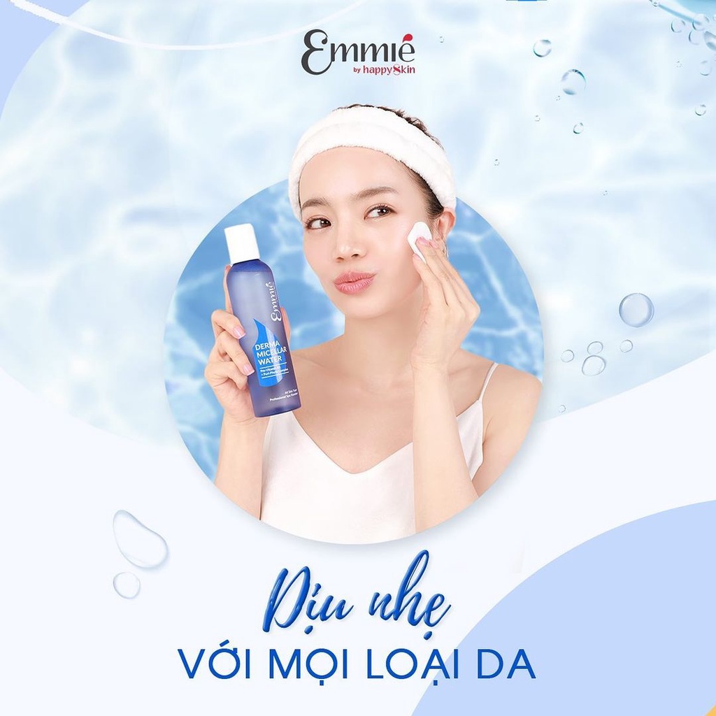 Nước Tẩy Trang Sạch Sâu Không Khô Da Emmie By Happy Skin 250ml - Hàng Việt Nam Chất Lượng Cao