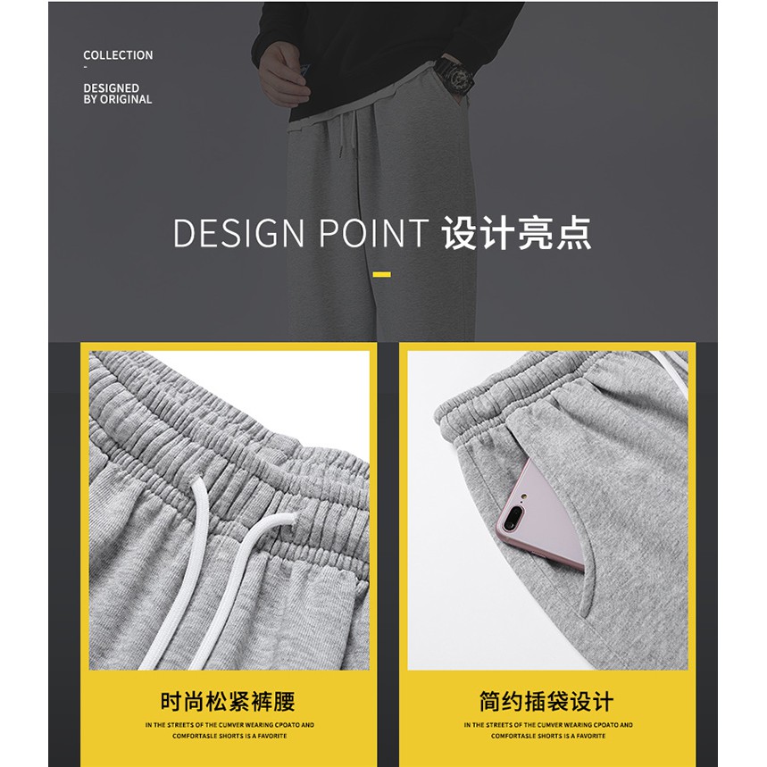 Fashion pants, men's pants, pure cotton trousers, breathable, comfortable, loose and generous.