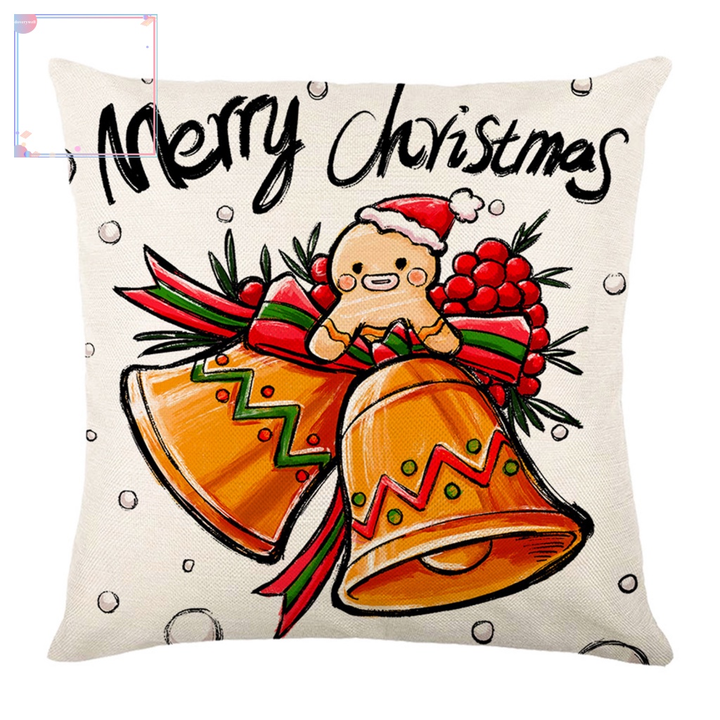 Vỏ Gối In Họa Tiết Giáng Sinh Thoải Mái