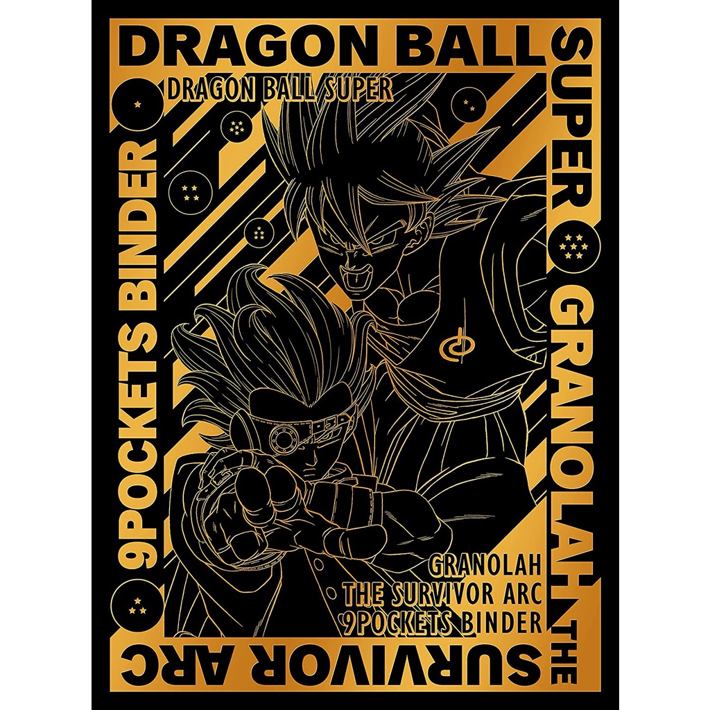 Quyển Album Dragon Ball Super Grand The Survive Arc 9 Pocket Binder, Black