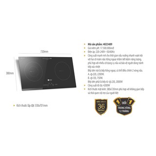 Bếp Đôi Hỗn Hợp Elmich ICE-3489