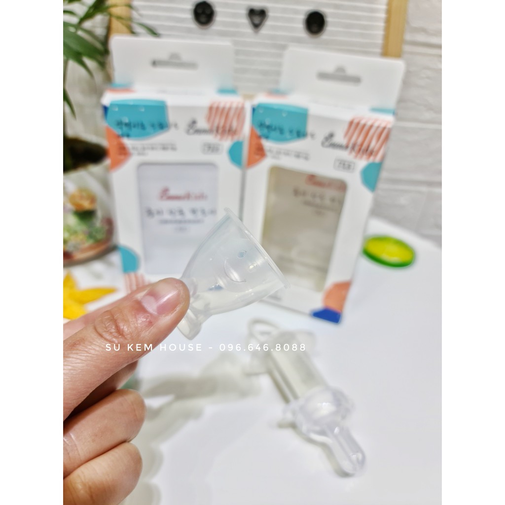 Dụng cụ uống thuốc/ Bộ Dụng Cụ Hỗ Trợ Bé Uống Thuốc Emma Kids, Đầu Silicon Chống Sặc, an toàn cho bé, chia ml