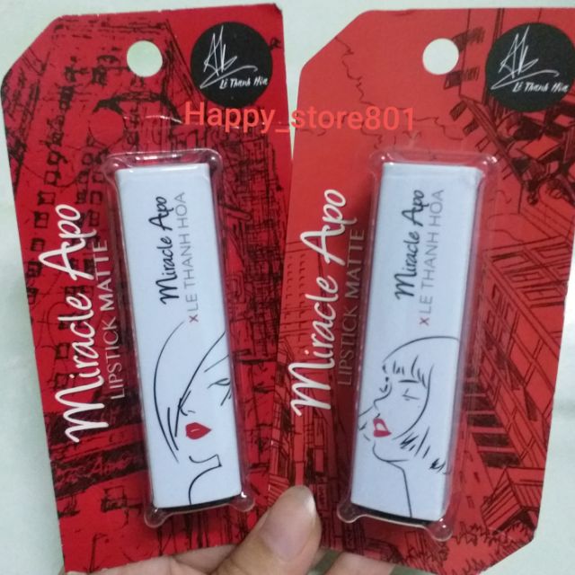 Son Miracle Apo Lipstick Matte Lê Thanh Hoà 4g