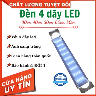 Đèn Led hồ cá 30 - 80cm HUAYAO dành cho hồ cá , hồ thủy sinh 50 - 80cm với 4 hàng LED siêu sáng siêu tiết kiệm