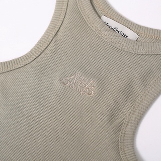 MOODSWINGS - Áo thun ba lỗ BASIC CROPPED TANK TOP