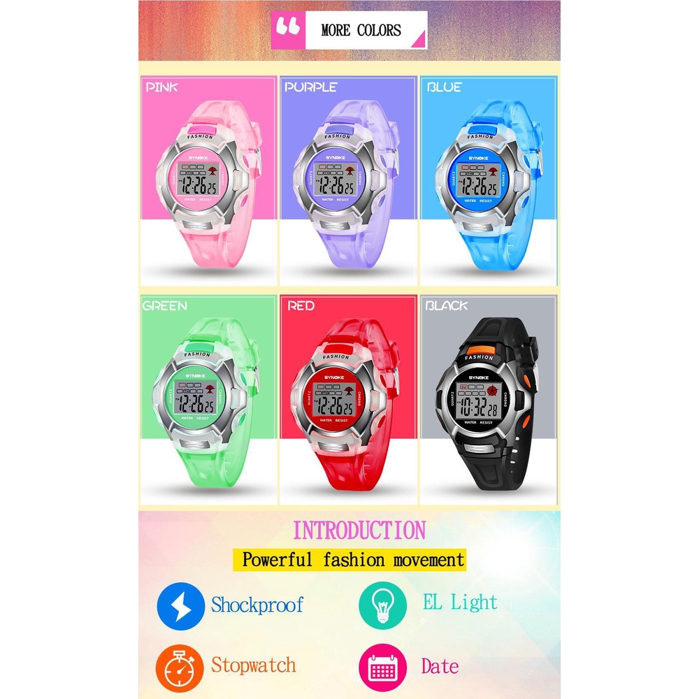 Sports Fashion Business Leisure Luminous Waterproof Student Universal Watch For Boy&amp;Girls Best Gift