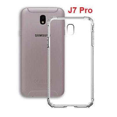 Ốp lưng chống sốc trong suốt gờ 4 góc cho Samsung J7 Prime/ J7 Pro/ J2 Prime/ J4 Plus/ J6 Plus/ A7 (2018)