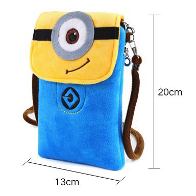 Túi messenger đeo chéo vai hình Minion cho trẻ em