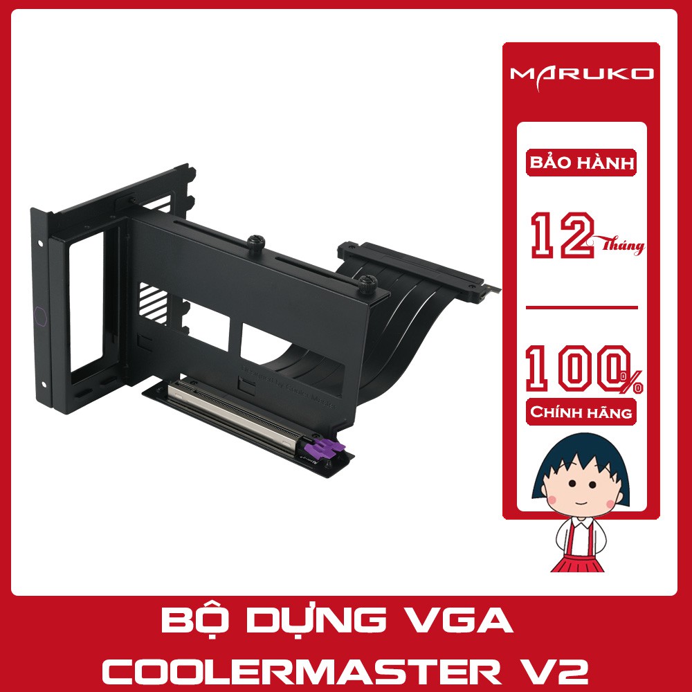Bộ giá dựng VGA kèm Riser Cooler Master VERTICAL GRAPHICS CARD HOLDER KIT V2