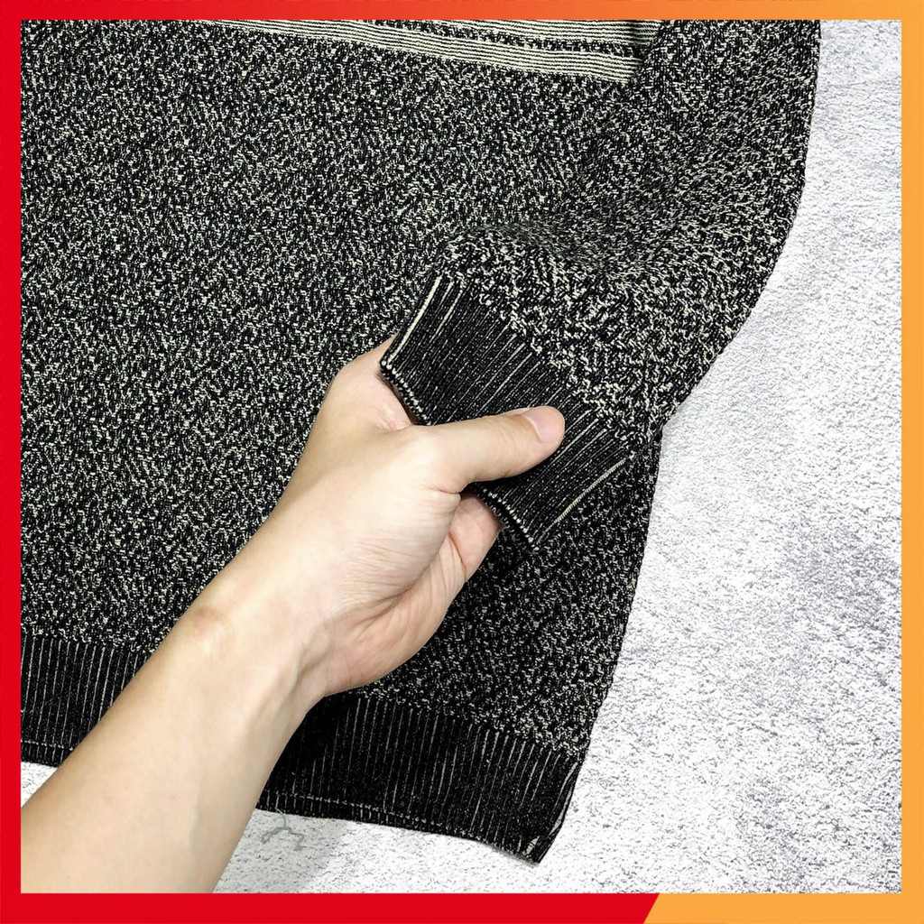 Áo len nam cổ tim sợi dệt dày dặn GIVD6603