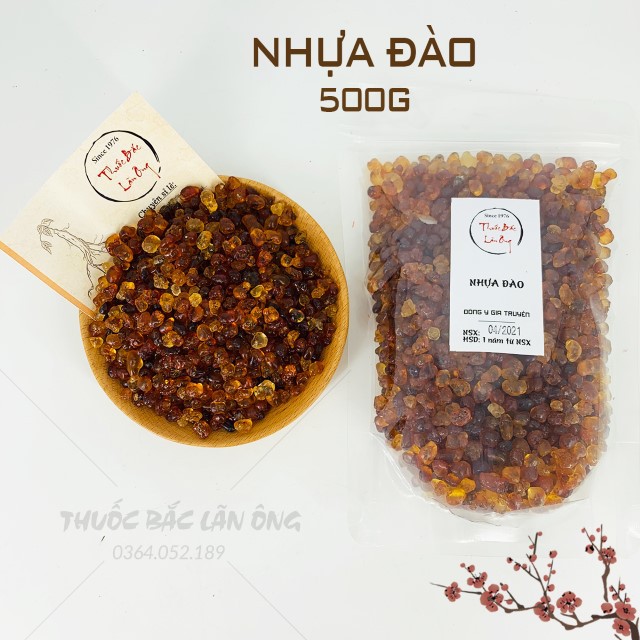 Nhựa đào Vân Nam 500g (Nguyên liệu nấu chè dưỡng nhan tuyết yến thanh nhiệt, giải khát)