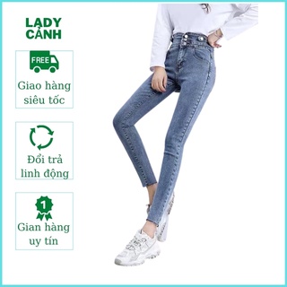 Quần jean nữ cao cấp rách gối đẹp giá rẻ,quần bò lady 616