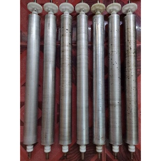 Rulo nhôm phi 33mm,dài 335mm,trục 8mm