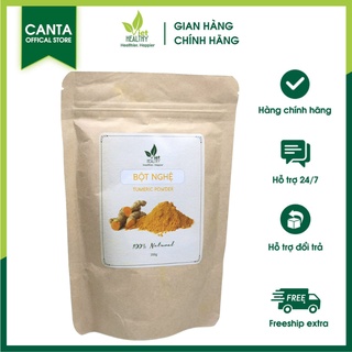 Bột Nghệ nguyên chất cao cấp VietHealthy 200g, Bột nghệ dùng uống Việt healthy