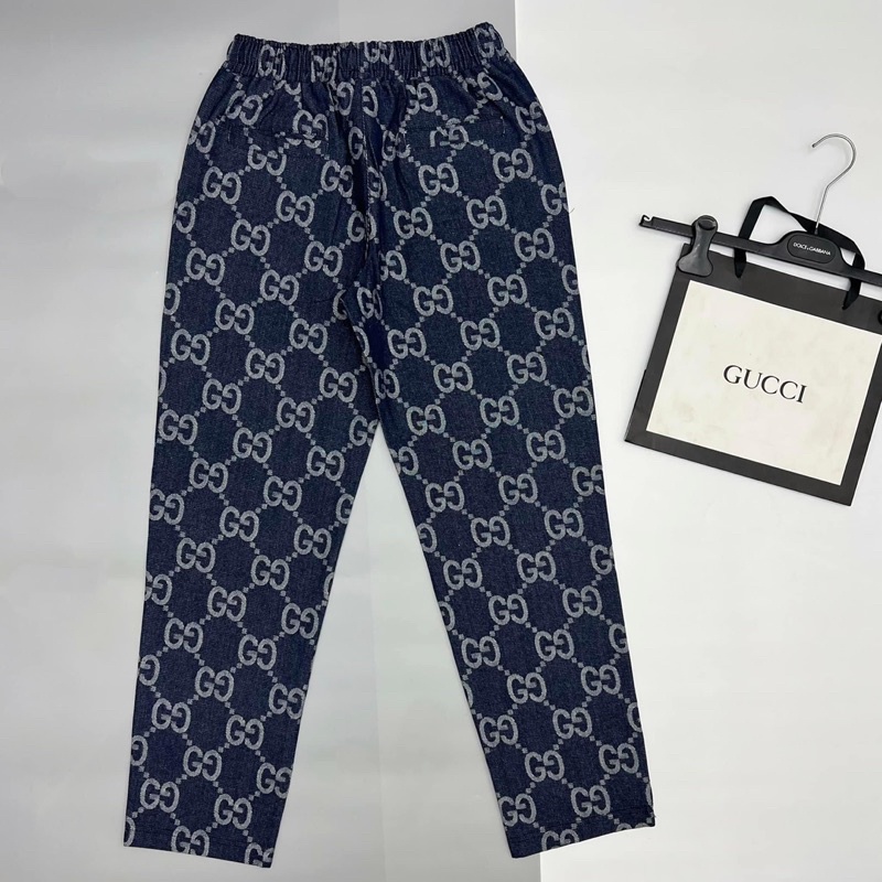 Quần bò gucci vải thô gai cao cấp hàng Quảng Châu loại 1 ( Sẵn hàng )