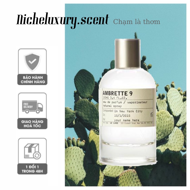 🅽🅸🅲🅷🅴 - Nước hoa Le Labo AMBRETTE 9 EDP 10ml