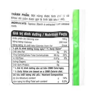 Bột Năng Tài Ký Gói 400g