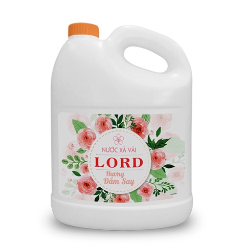 Nước xả làm mềm vải Lord 3.84 lít hương Đắm say