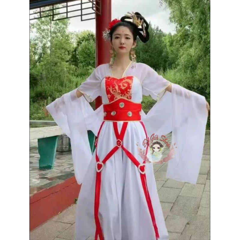 Trang phục cổ trang cosplay hằng nga hán phục nữ