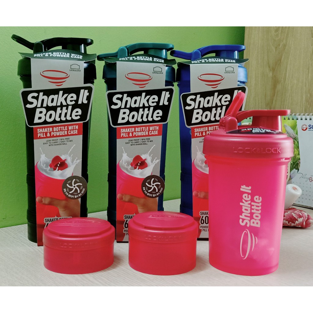 BÌNH LẮC SHAKE IT LOCK&LOCK 600ml - HAP945