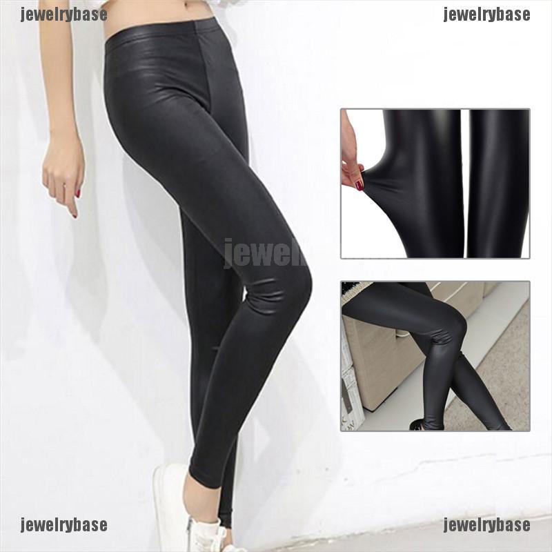 Quần legging giả da thời trang cá tính độc đáo