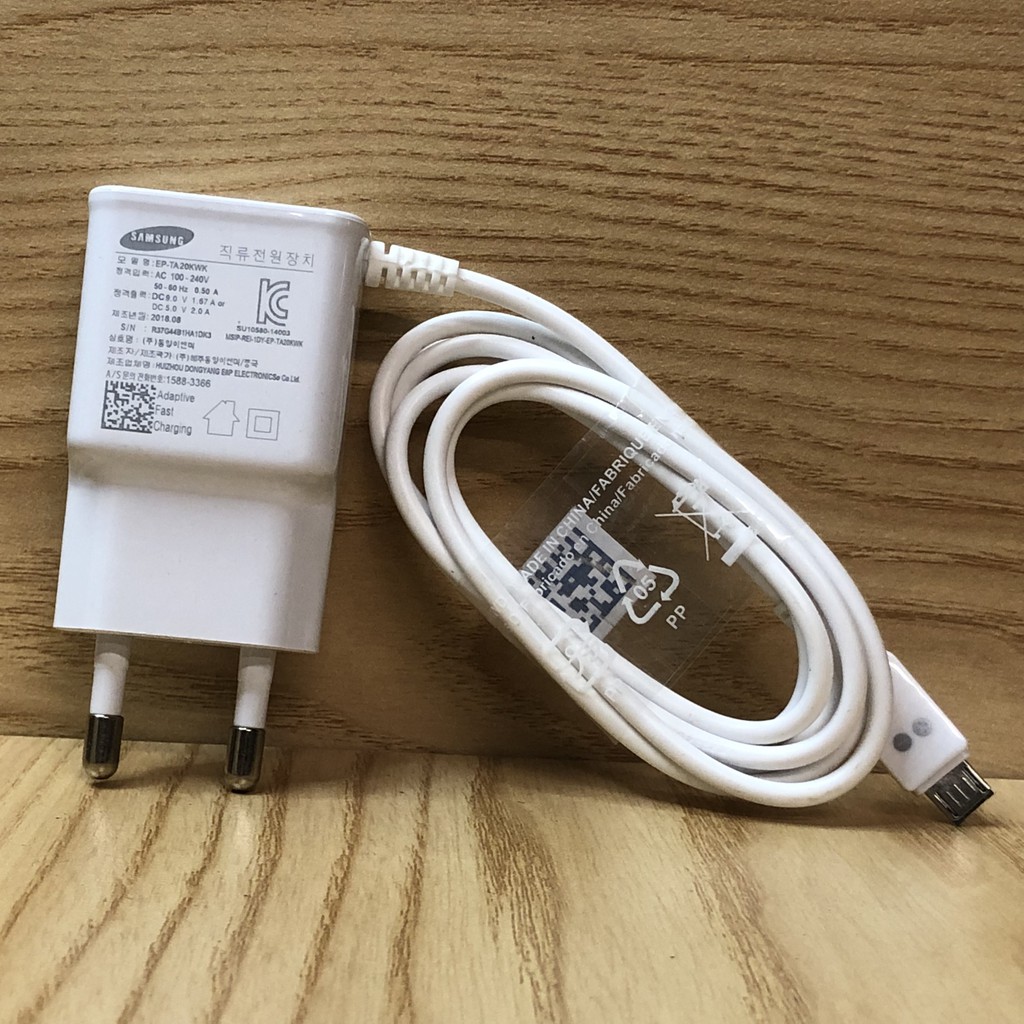 Bộ Sạc Samsung Micro USB Liền Dây Cho Điện Thoại Android
