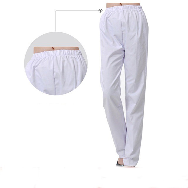 Quần blouse trắng quần y tá bác sĩ