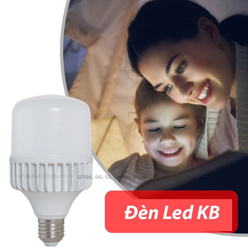 Bóng đèn led trụ KB 5W/10W/15W/20W/30W/40W/50W Mos Shop