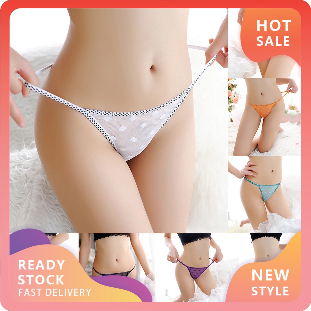 Quần Lót Nữ Xuyên Thấu Họa Tiết Chấm Bi Quyến Rũ | BigBuy360 - bigbuy360.vn