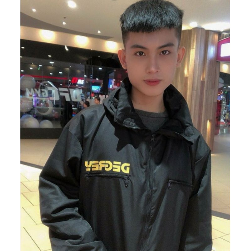 Áo khoác dù Derey Bé Xoài Jacket nam nữ unisex form rộng có dây kéo chống nắng tốt | BigBuy360 - bigbuy360.vn