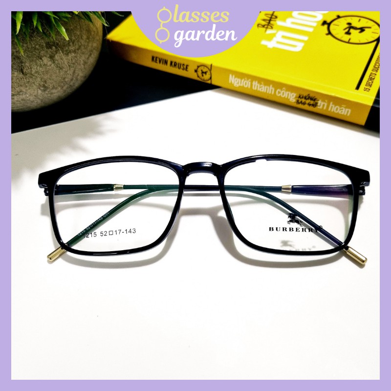 Gọng kính cận kim loại bọc nhựa dáng mảnh Glasses Garden 1215 thời trang nam nữ- Có lắp mắt theo yêu cầu