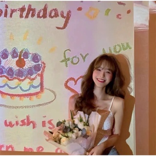 Máy Chiếu Mini Hình Phông Nền Vuông, Tròn HAPPY BIRTHDAY ( 37 Mẫu )