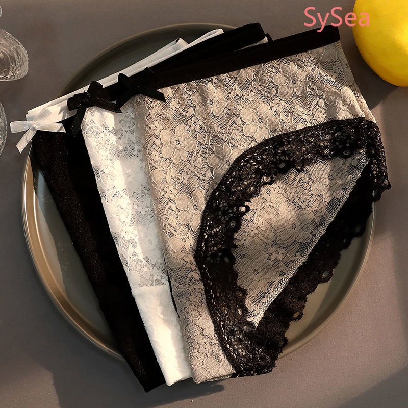 Quần Lót Nâng Ngực Phối Ren Và Nơ Quyến Rũ Cho Nữ