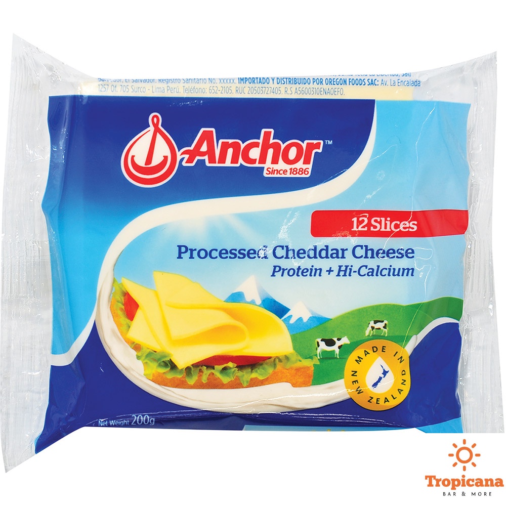 THÙNG Phô mai lát Anchor vị tự nhiên - 200g