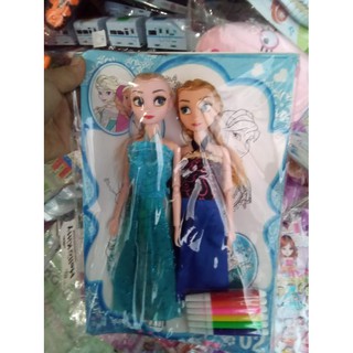 Đồ chơi búp bê elsa anna