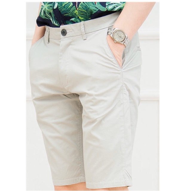 Quần short kaki nam vải coton thấm hút mồ hôi Hải Triều 021