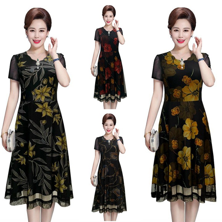 ĐẦM TRUNG NIÊN SIZE LỚN HÀNG CAO CẤP KÈM PHỤ KIỆN