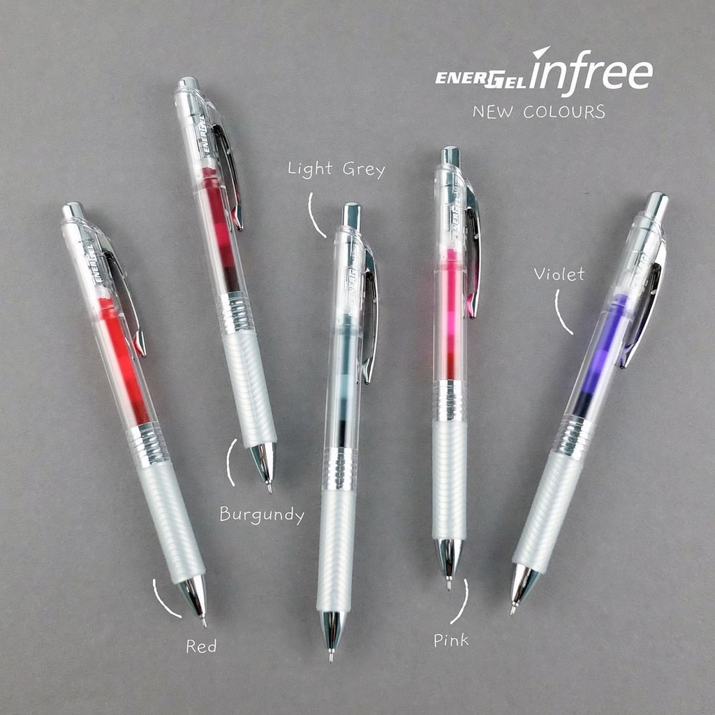 Bút gel PENTEL Energel Infree 0.5mm BLN75TL