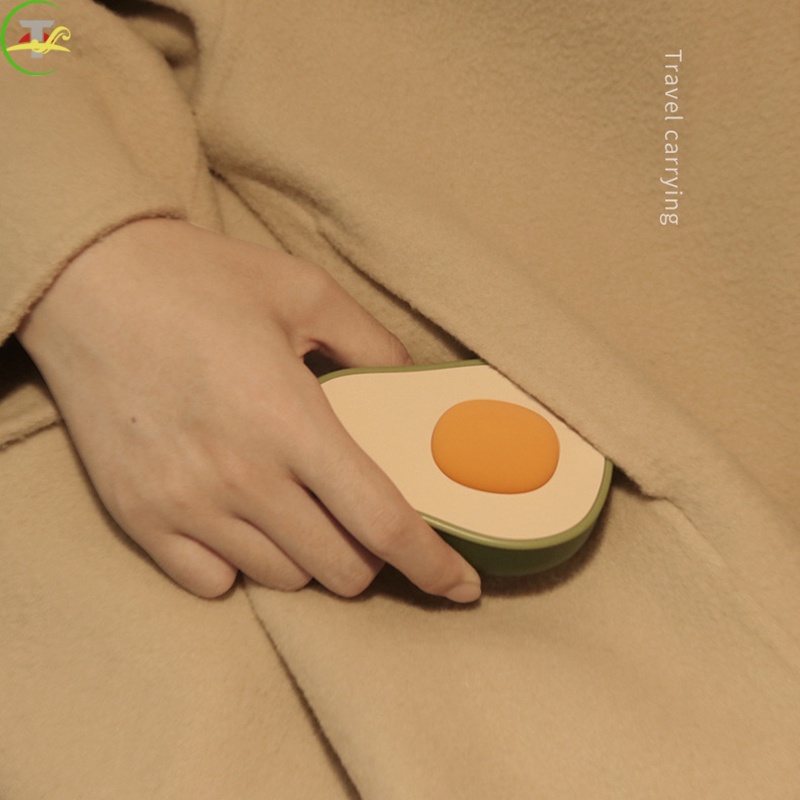 Máy Sưởi Ấm Tay Chạy Điện Sạc Usb Hình Quả Bơ Sáng Tạo Dành Cho Trẻ Em / Người Lớn