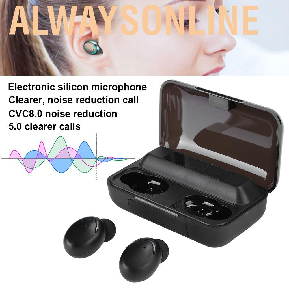 Set Tai Nghe Bluetooth 5.0 Không Dây Thiết Kế Thể Thao Và Phụ Kiện