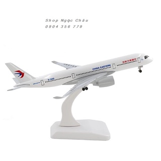 Mô hình máy bay tĩnh China Eastern A350 20cm có bánh xe