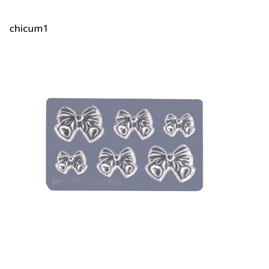 [Hàng mới về] Khuôn làm nơ trang trí móng tay mini mềm co giãn xinh xắn thời trang