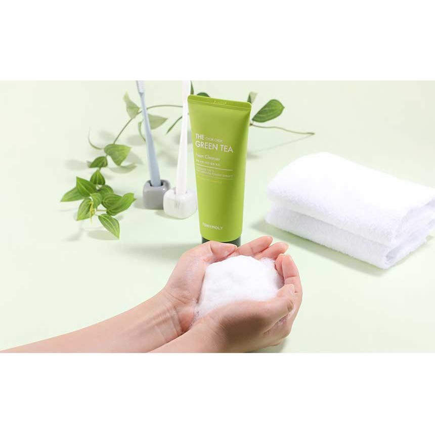 {THANH LÝ} Sữa Rửa Mặt Trà Xanh Tonymoly The Chok Chok Green Tea Foam Cleanser 200ml