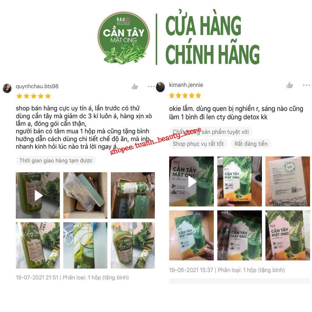 Cần Tây Mật Ong Motree, Bột cần tây Giảm Cân, Hết Mụn, Sáng Da, Đẹp Dáng, Đào Thải Mỡ Thừa, Thanh Lọc Cơ Thể